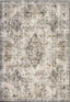 Eco-Washable Cream Rug Vintage Design