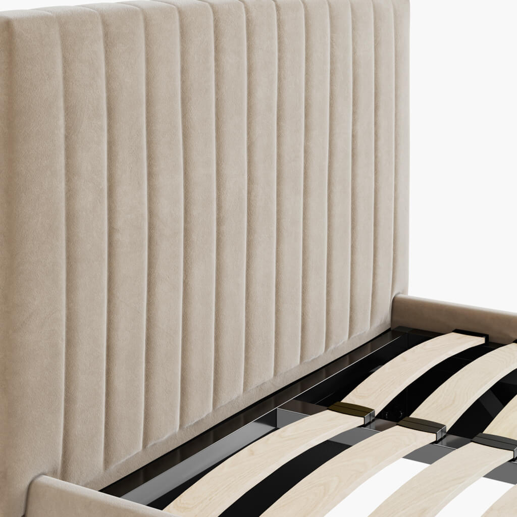 Berlin Beige Single Bed