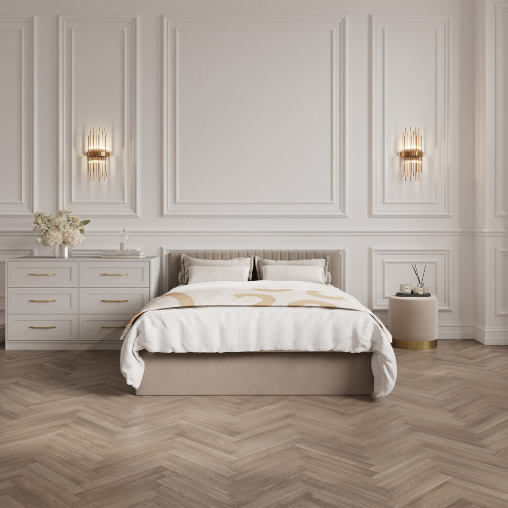 Berlin Beige Super King Bed