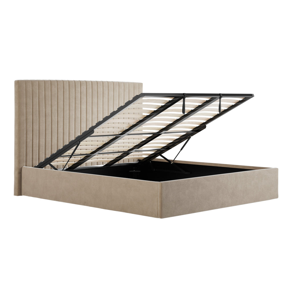 Berlin Beige Tall Super King Bed