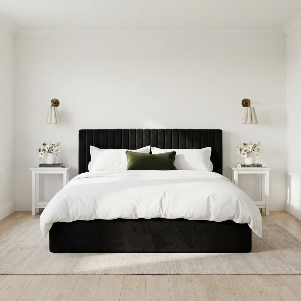 Berlin Black King Bed