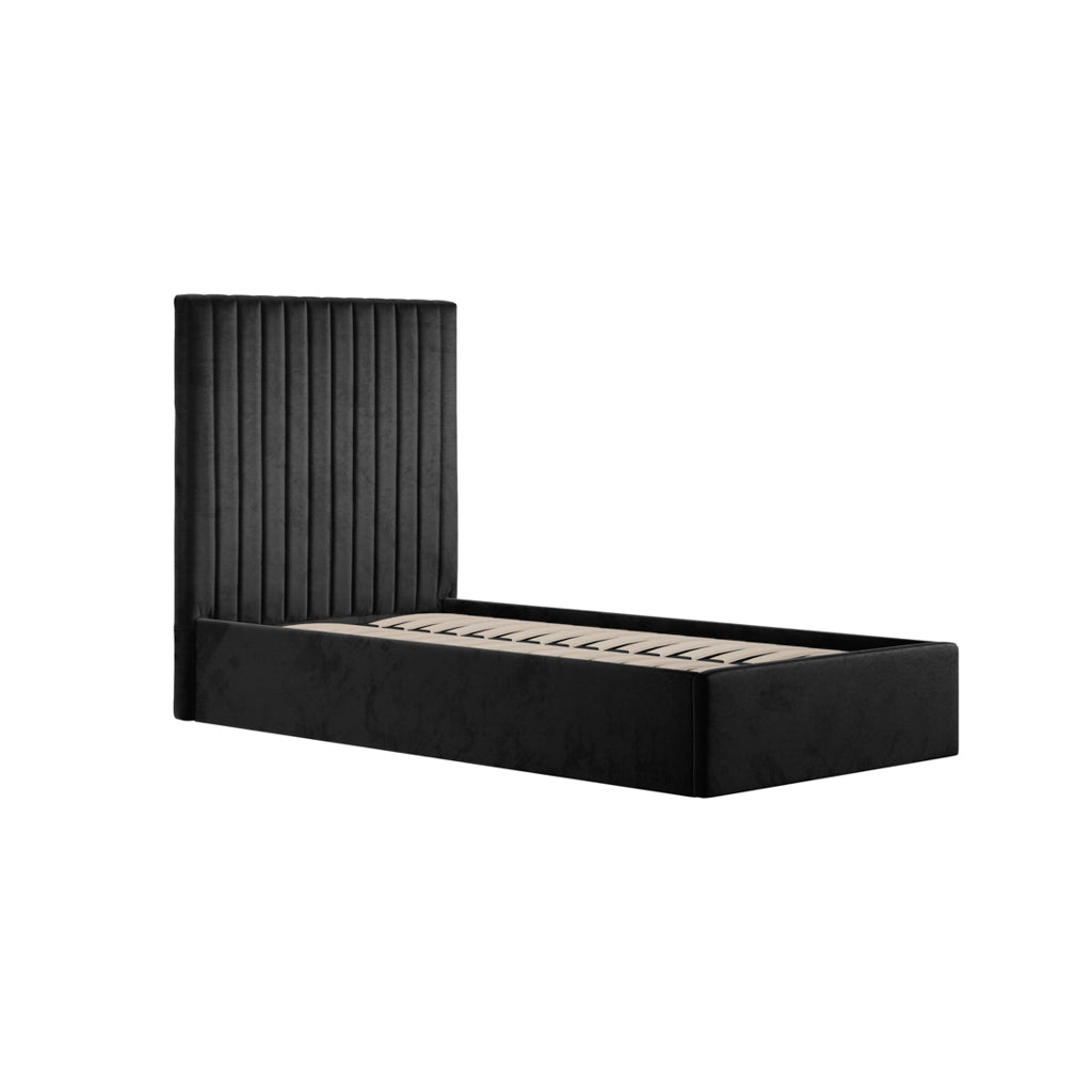 Berlin Black Tall Single Bed