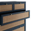 Bordeaux Berlin Blue Chest of Drawers