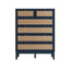Bordeaux Berlin Blue Bedside Cabinet