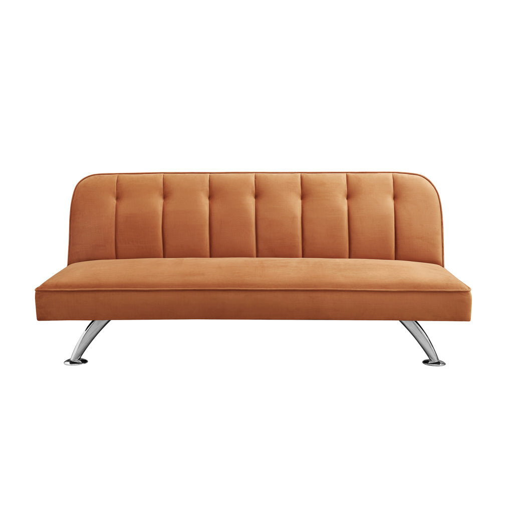 Brighton Orange Sofa Bed