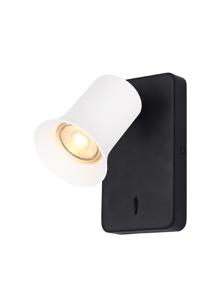 Broadway 1lt Spotlight matt black with Matt White Sleeve