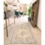 Eco-Washable Grey Rug Bordered Design