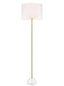 Brooke Satin Brass Floor Lamp