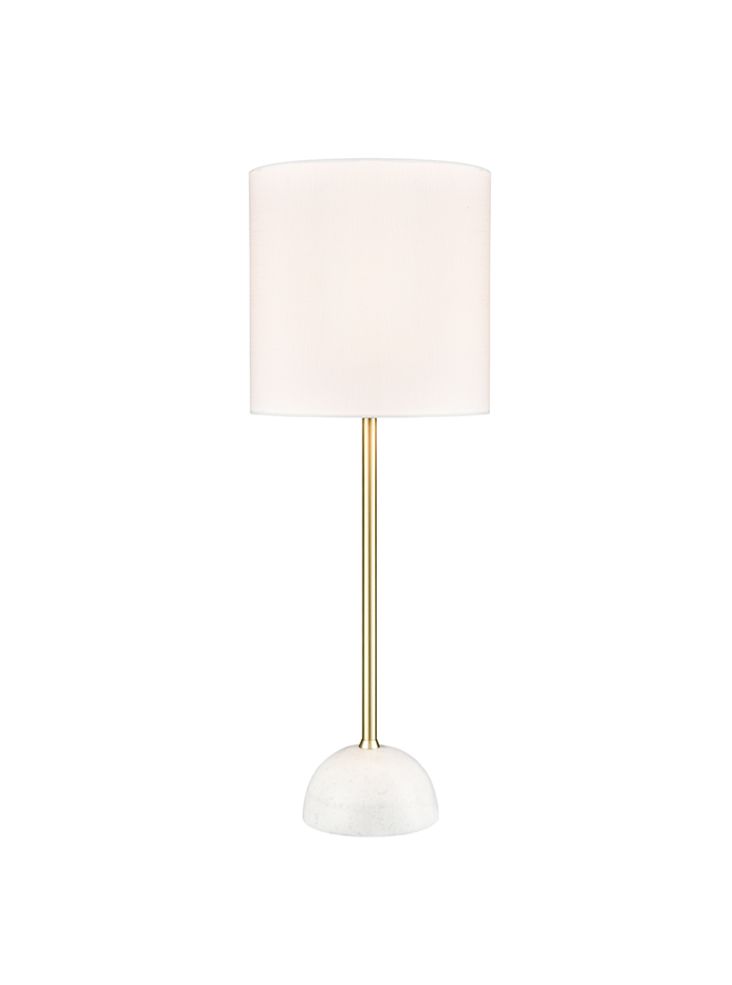 Brooke Satin Brass Table Lamp