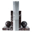 Burgundy Orb Bookend.