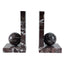 Burgundy Orb Bookend.