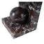 Burgundy Orb Bookend.