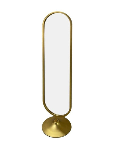 Mirror Moya on stand (Gold)