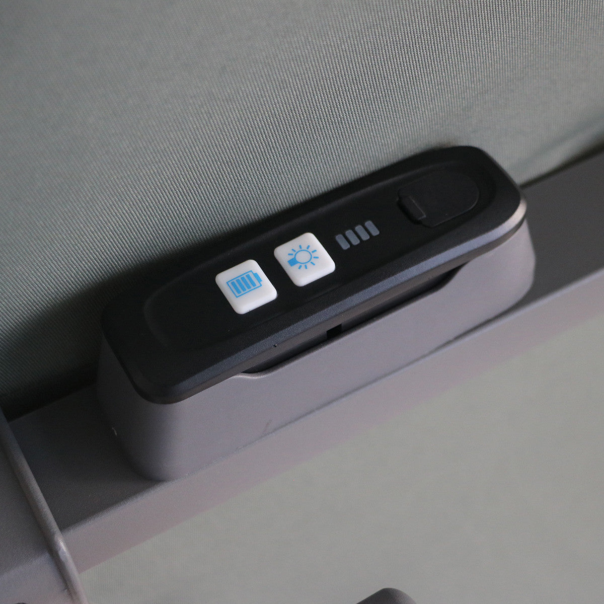 Apollo LED 3m Round Rotating Cantilever Parasol With Base - Oil Green