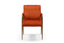 Campden Club Chair | Rust Orange