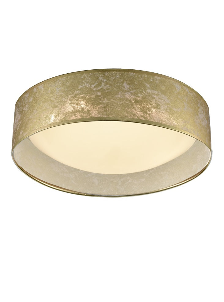 Acrylic Ceiling Fitting with Gold Shade