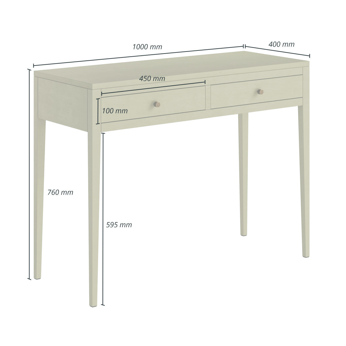 Radford Console Table | Lichen Green