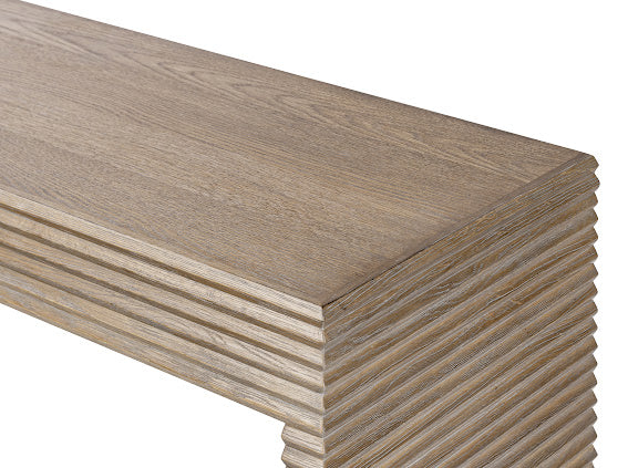 Wickham Console Table | Oak | Ribbed