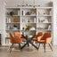 Capri Glass and Black Dining Table