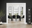 Carlo Black Dining Chair with Arms