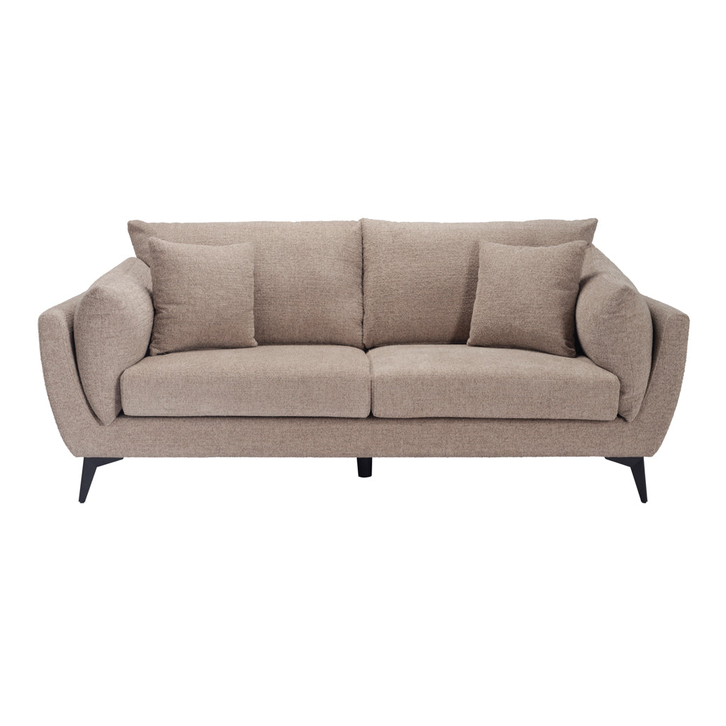 Carter Taupe 3 Seater Sofa