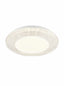 IP44 LED Polycarbonate Flush Ceiling Fitting - White