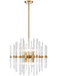 Celestial 10lt Pendant - Brass