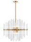 Celestial 10lt Pendant - Brass