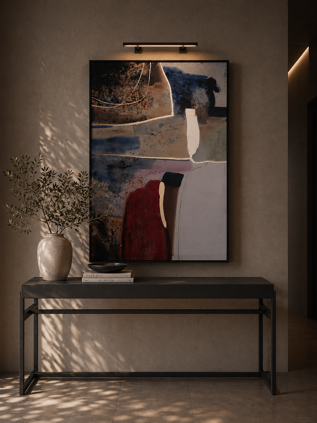 Skaff Console Table - Black