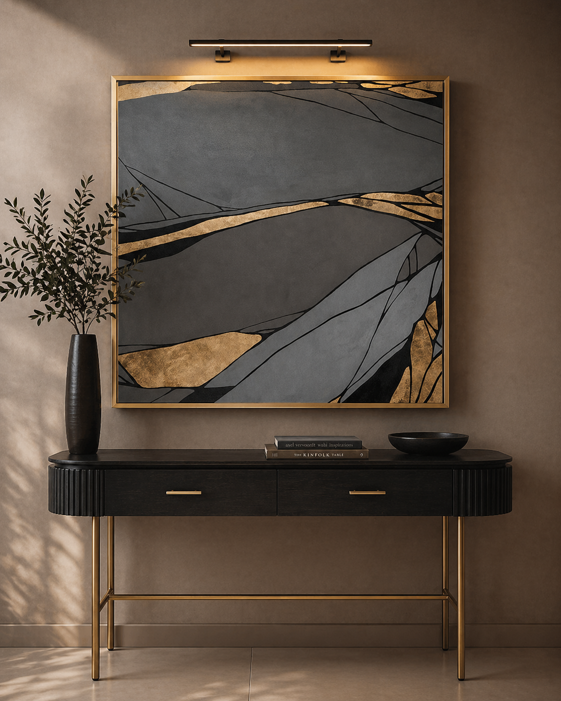 Gold Spectrum Wall Art