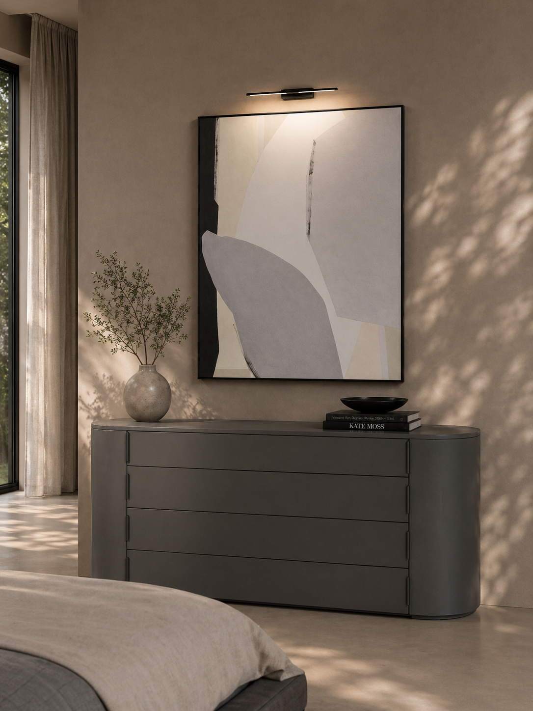 Sims Dresser - Matte Dark Grey
