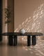 Underline 210 Dining Table - Black Oak
