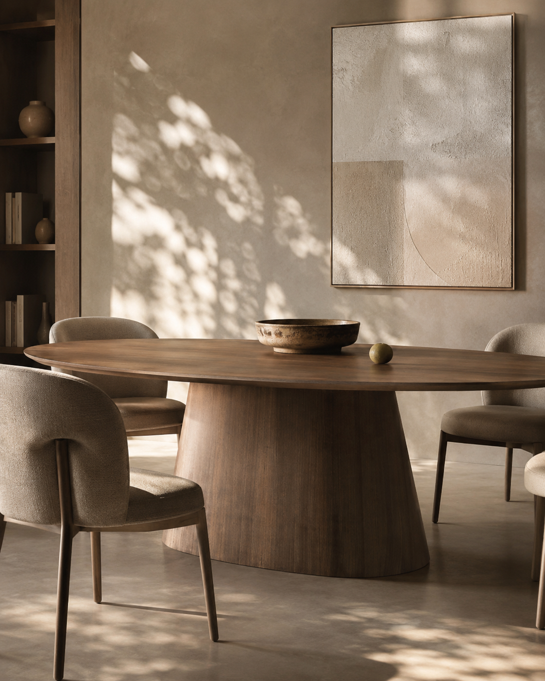 Tavamo Dining Table - Oval - Walnut