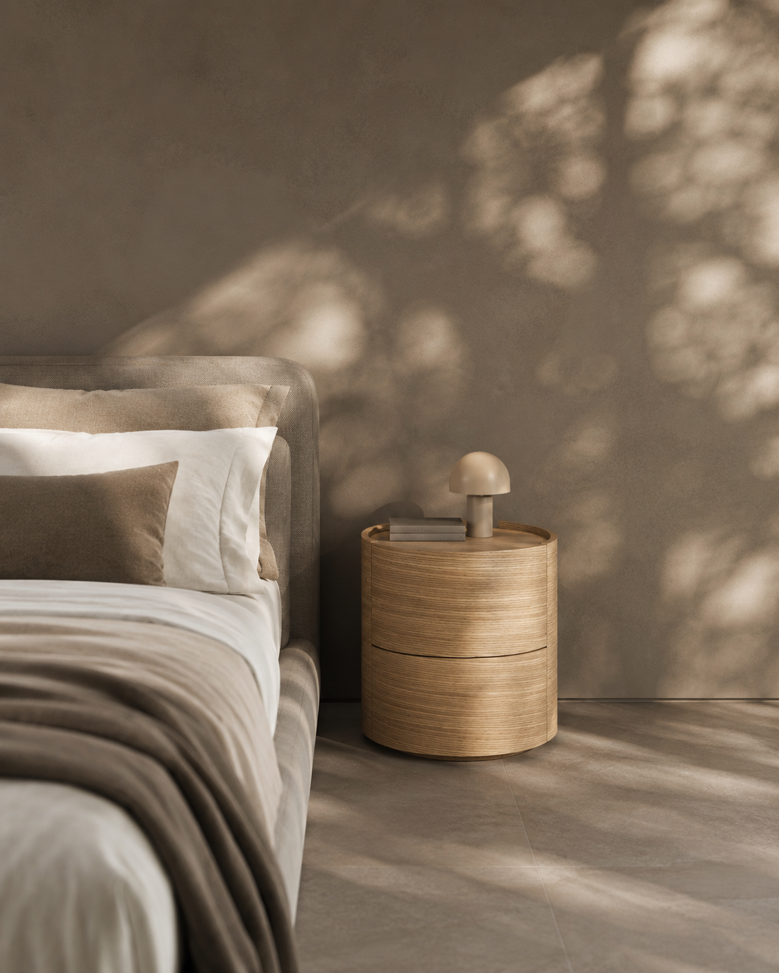 Dexter Bedside Table - Ash Oak - Pair