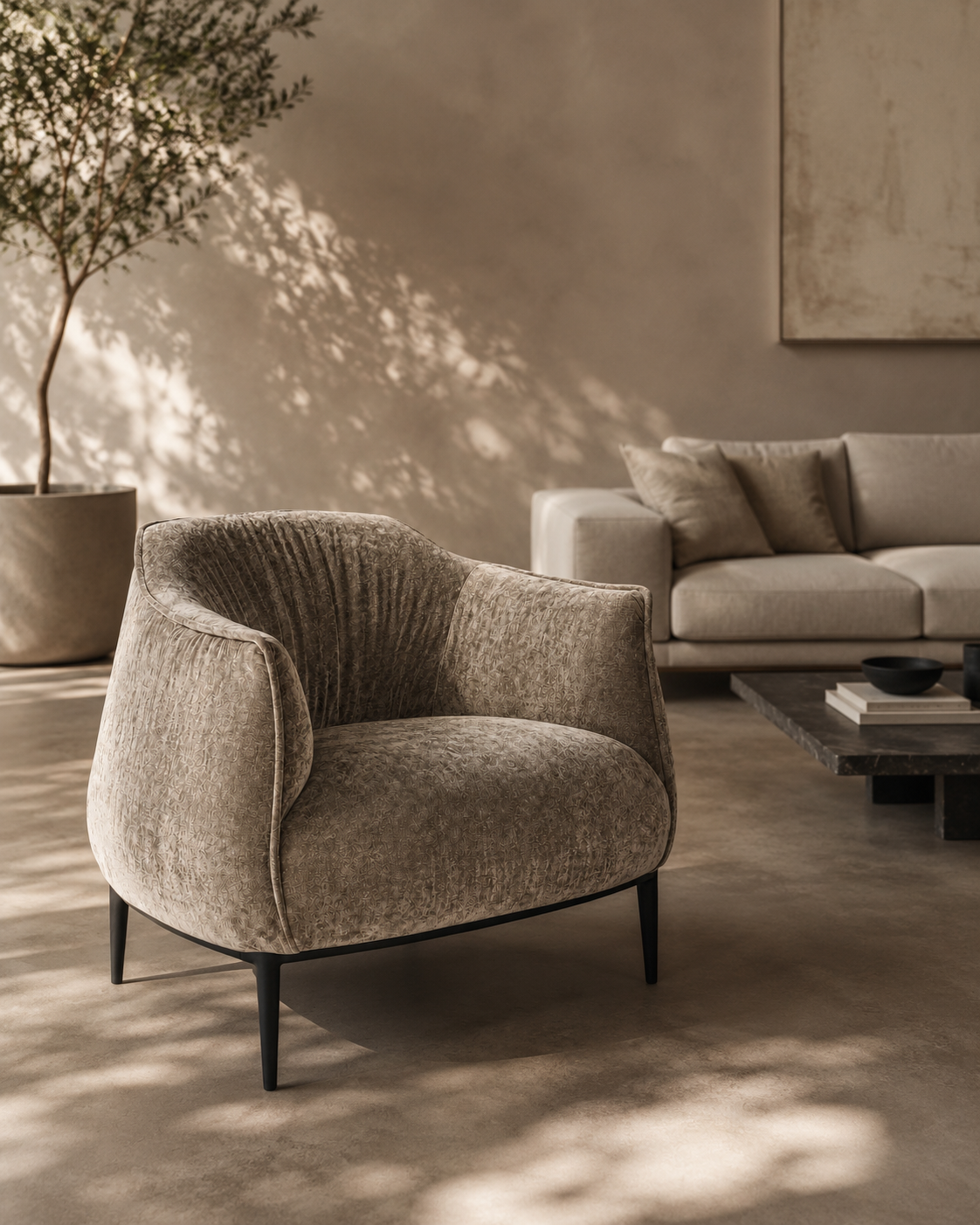 Tyrone Lounge Chair - Gisele Olive