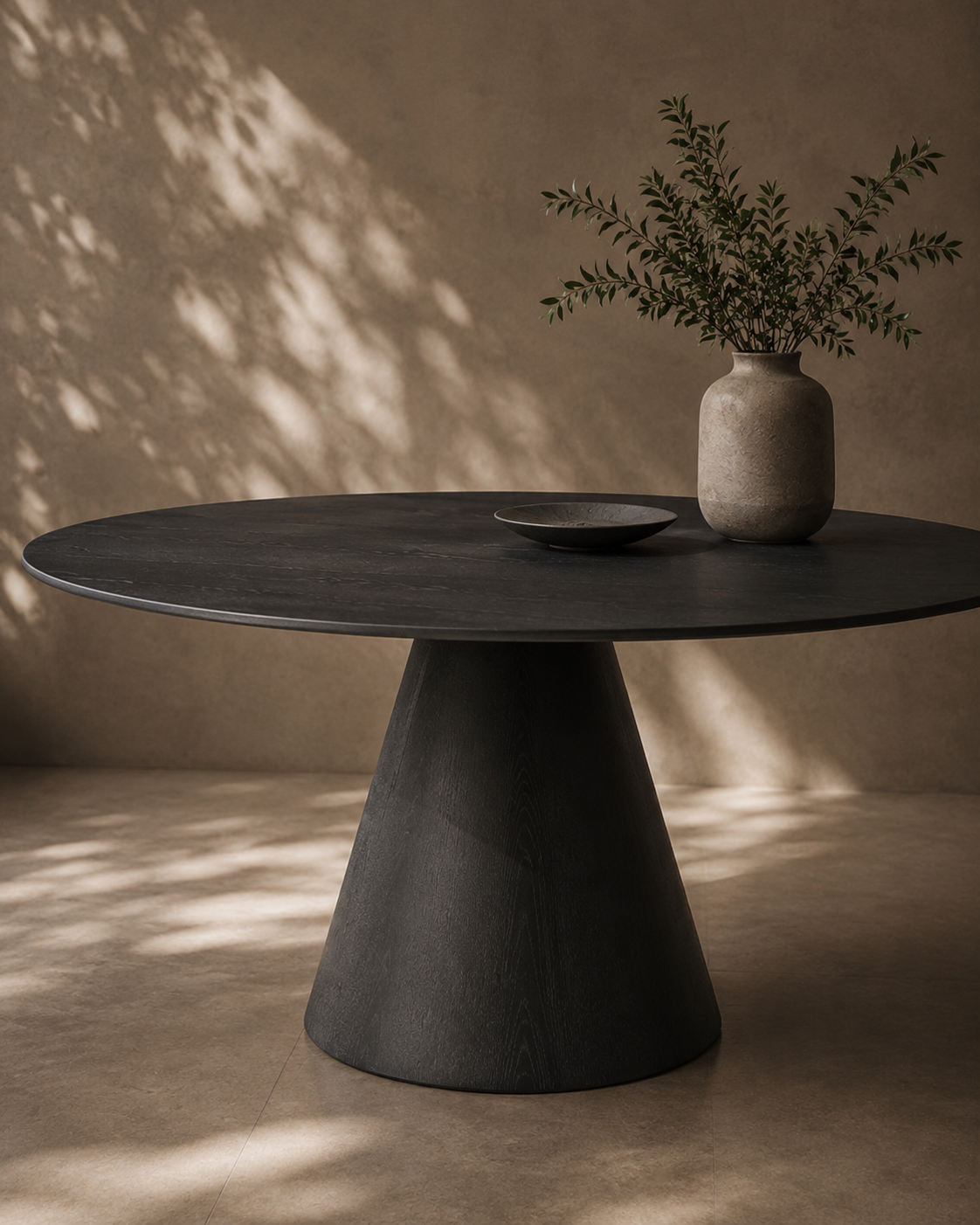 Tavamo 180 Dining Table - Black Oak