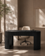 Lantine Desk - Black Oak
