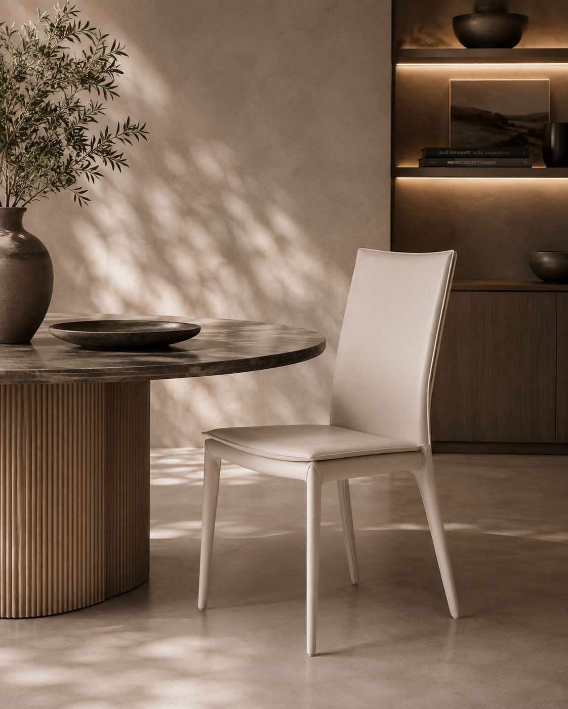 Othello Dining Chair - Set of 2 - Cream