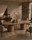 Basilca Dining Table 270 - Walnut