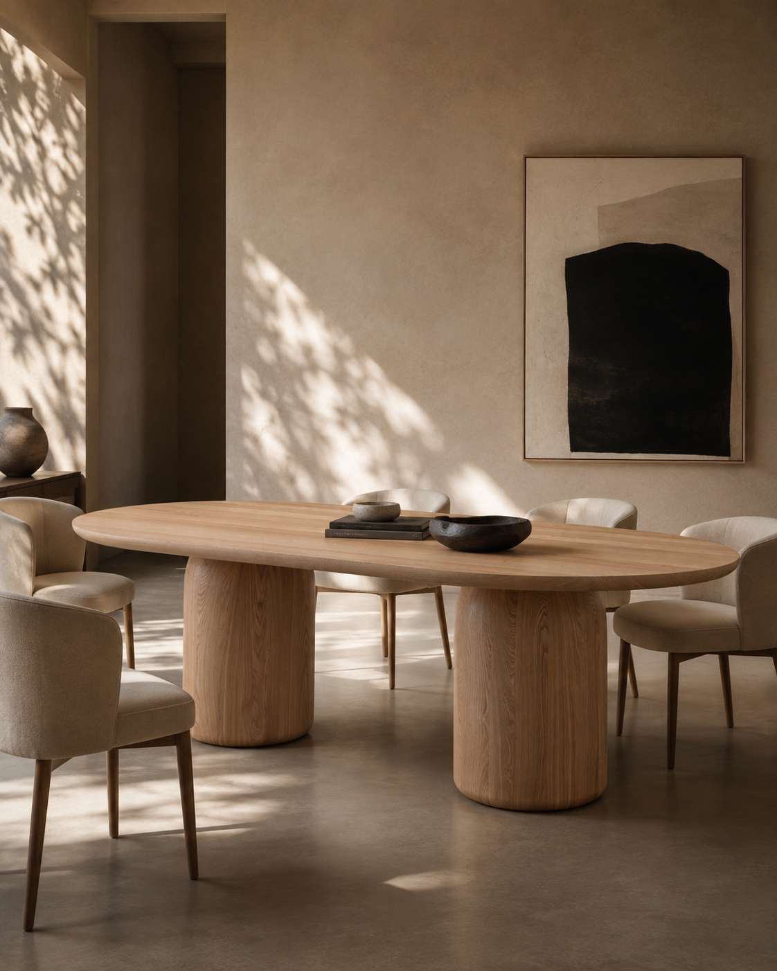 Basilca Dining Table 240 - Ash Oak
