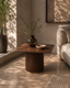Lantine Side Table - Walnut & Brass