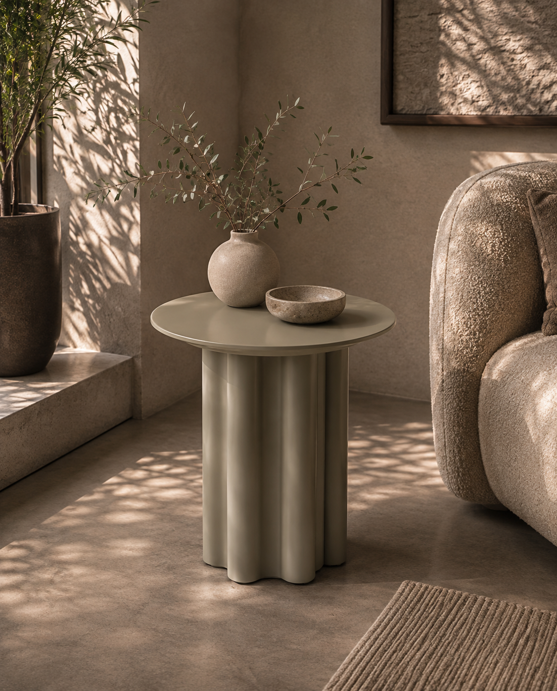 Moon Side Table - Verde