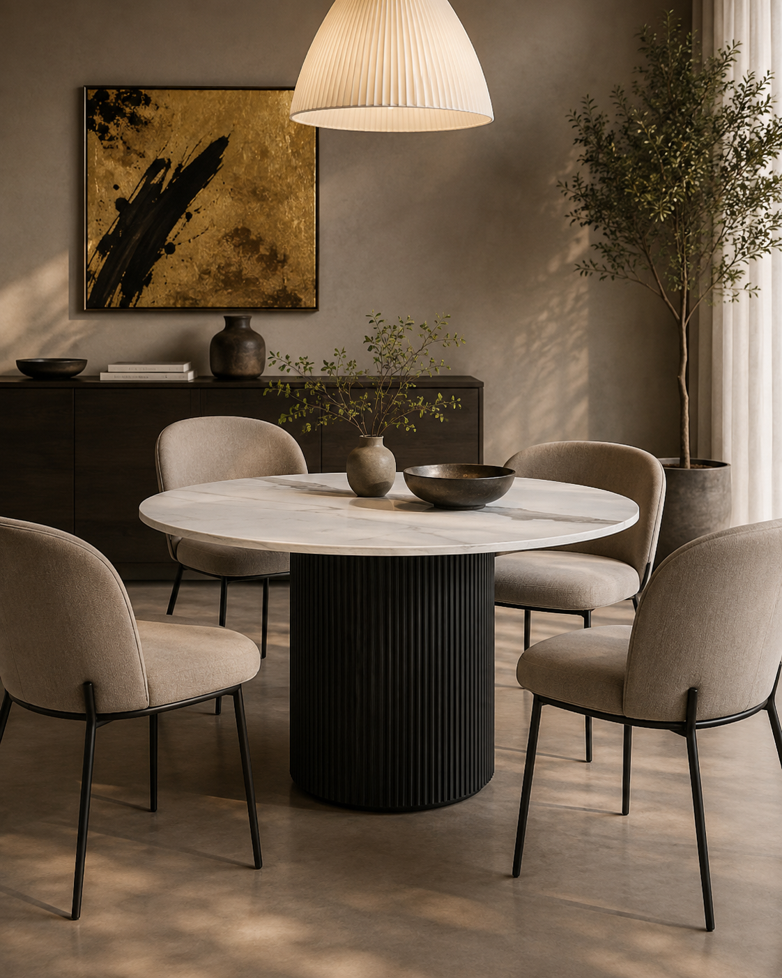 Lantine Marble 120 Dining Table