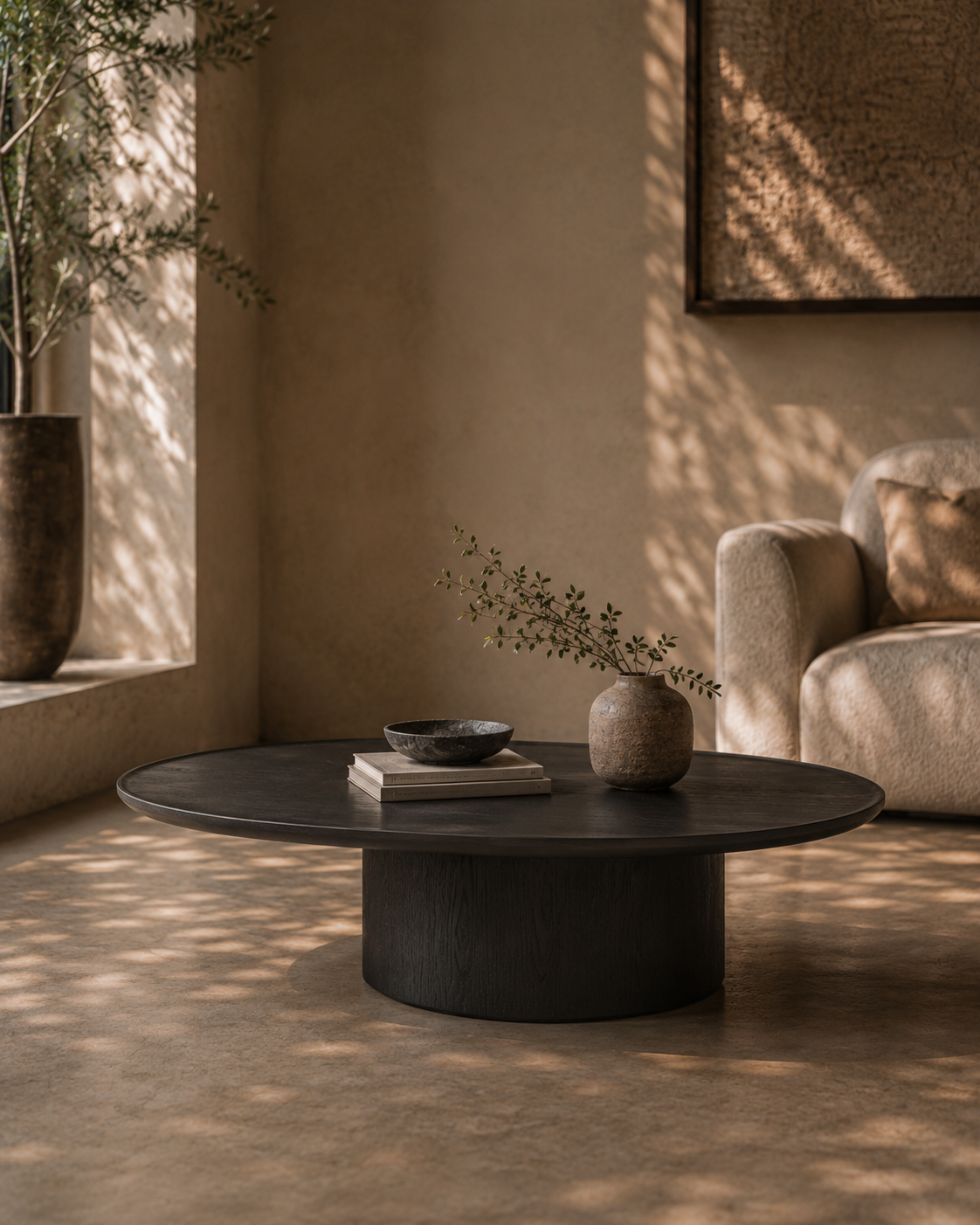 Flexi Coffee Table - Smoke Oak