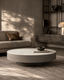 Coin Coffee Table - Pewter