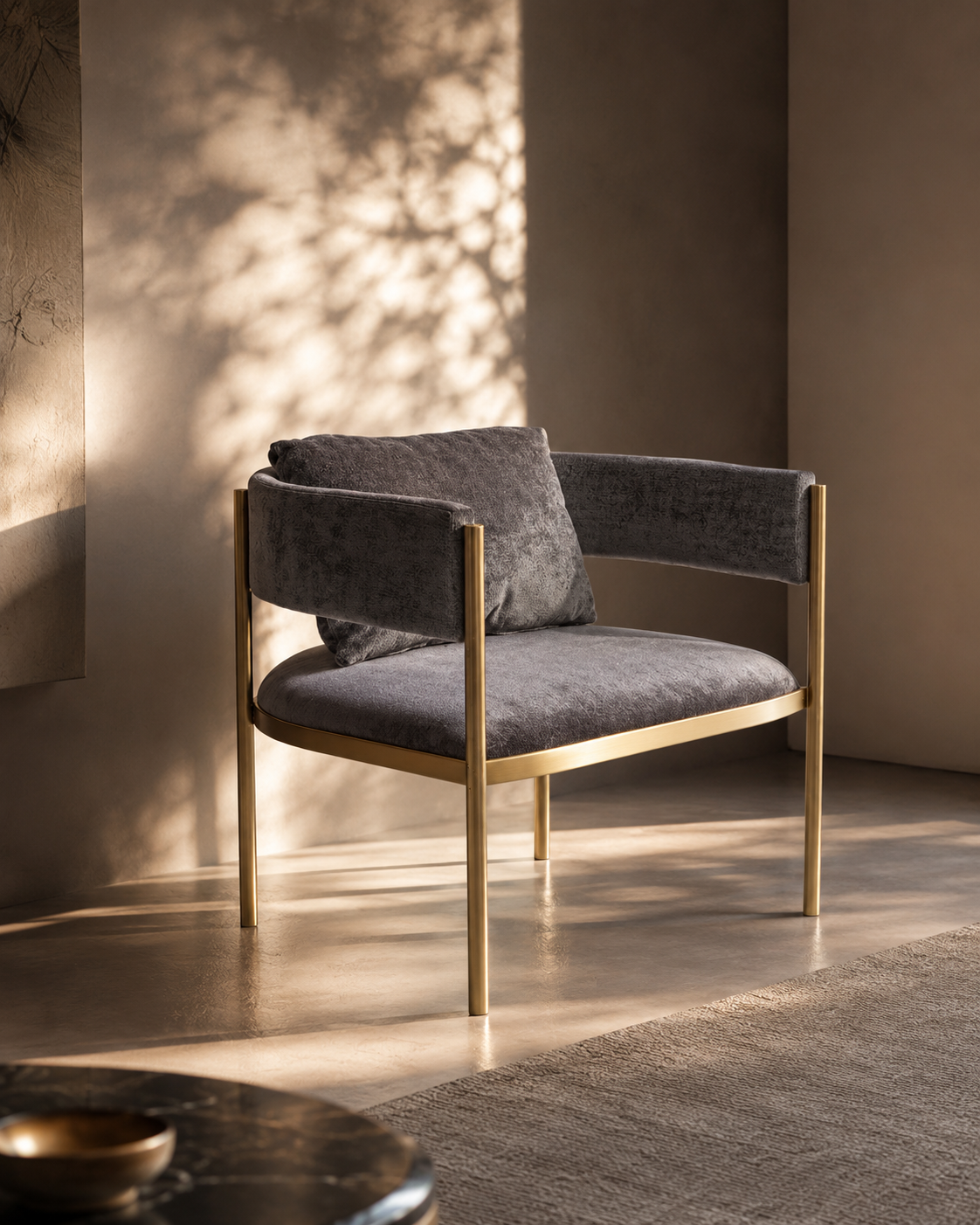 Envie II Lounge Chair - Giselle Dark Charcoal