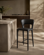 Pari I Bar Stool - Mustang Black