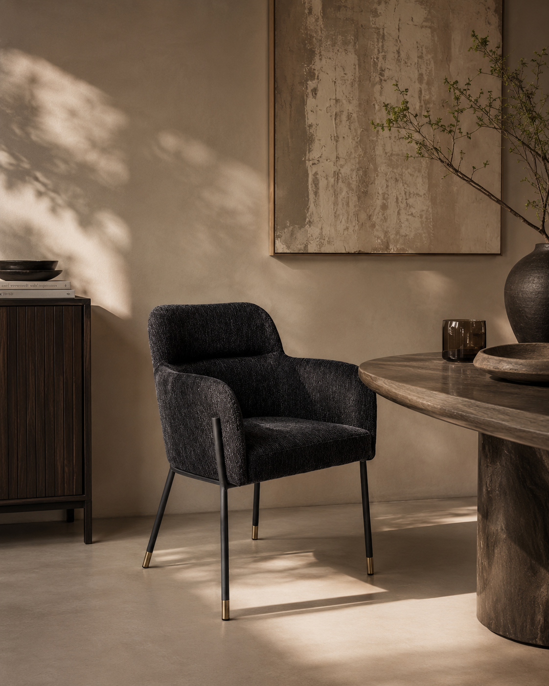 Fox Dining Chair - London Black | OUTLET
