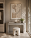Oakura Console - Matte Beige