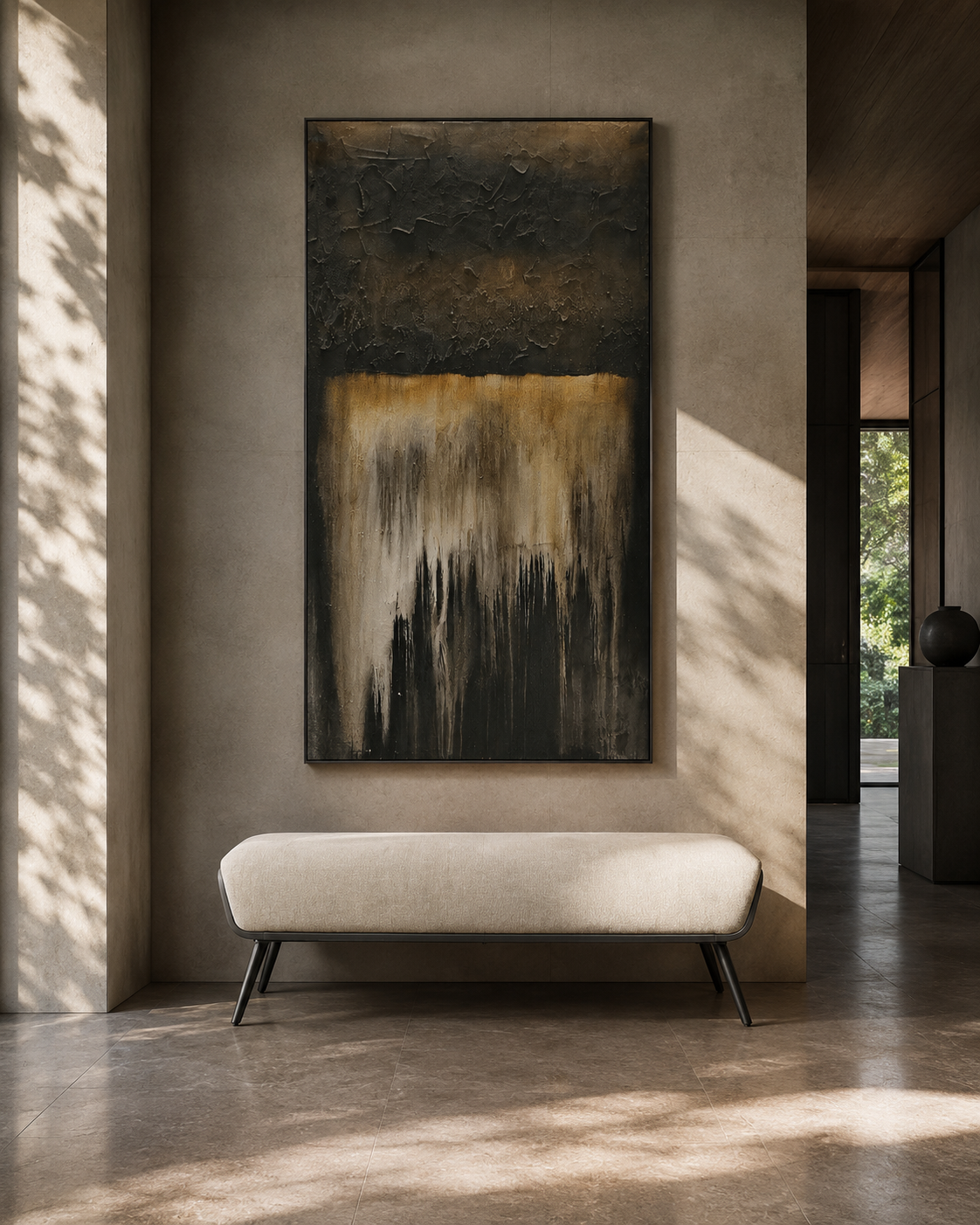 Landslide - Oil painting